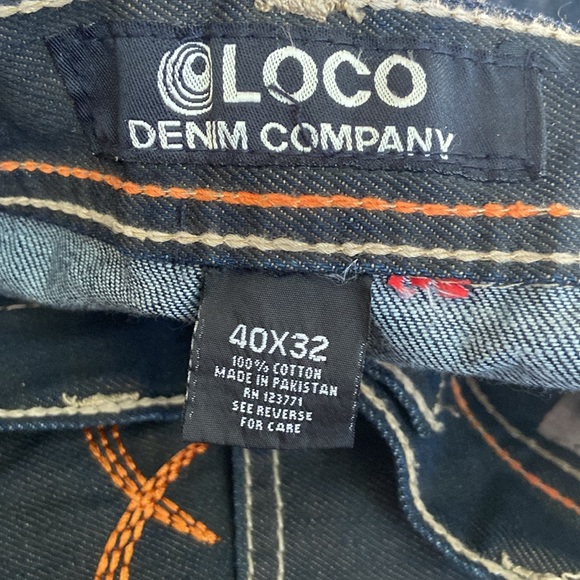 LOCO Denim Company men’s jeans size W40/ L32 - Picture 10 of 12